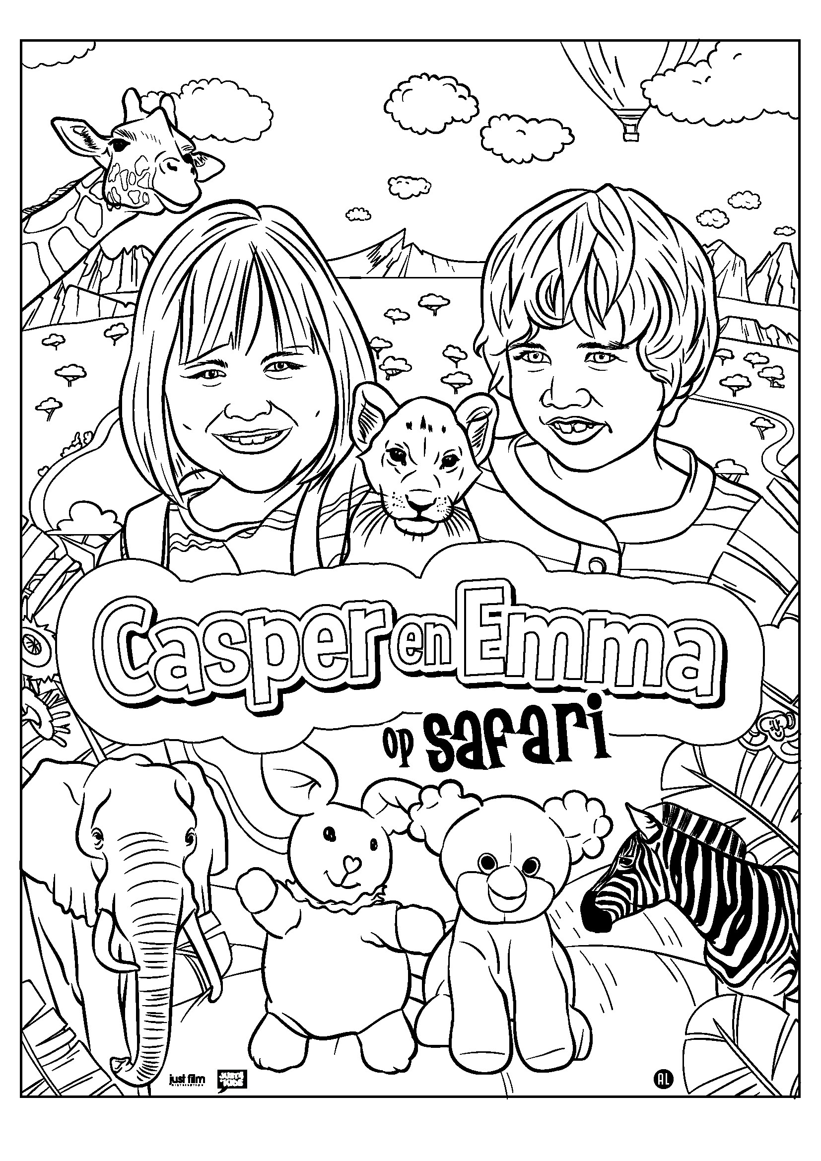 Casper & Emma op Safari